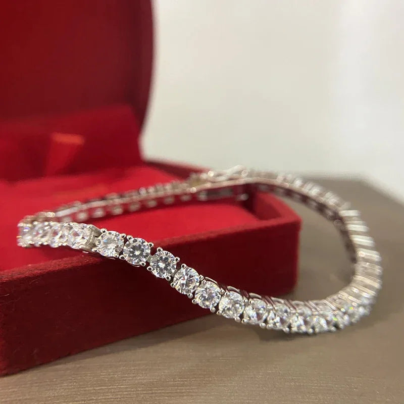 100% 925 Sterling Silver 3mm High Carbon Diamond - Empire P.E