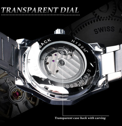 Men's Luxury  Skeleton Mechanical Watch