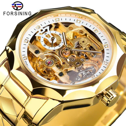 Men's Luxury  Skeleton Mechanical Watch