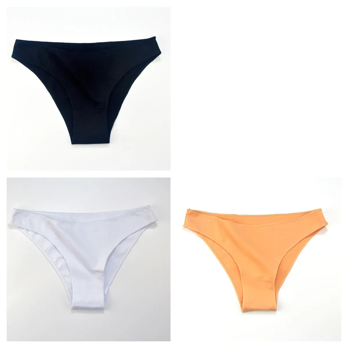3Pcs/Set Cotton Briefs Low Rise Panties For Women - Empire P.E