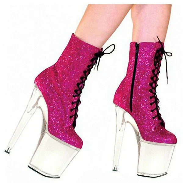 Stilettos 20cm Thin High-Heeled Ankle boots - Empire P.E