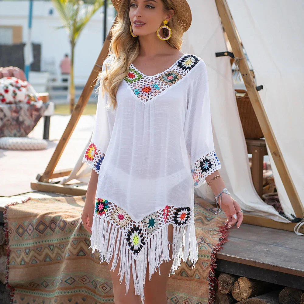 Women’s Sexy Hollow Tunic Beach Dress