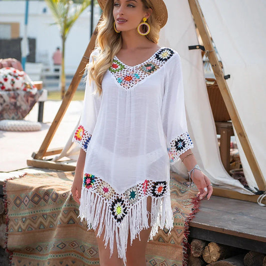 Women’s Sexy Hollow Tunic Beach Dress