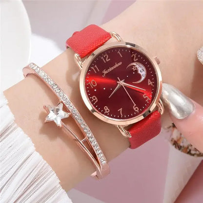 Women's Fashion  Quartz Leather  Wristwatches