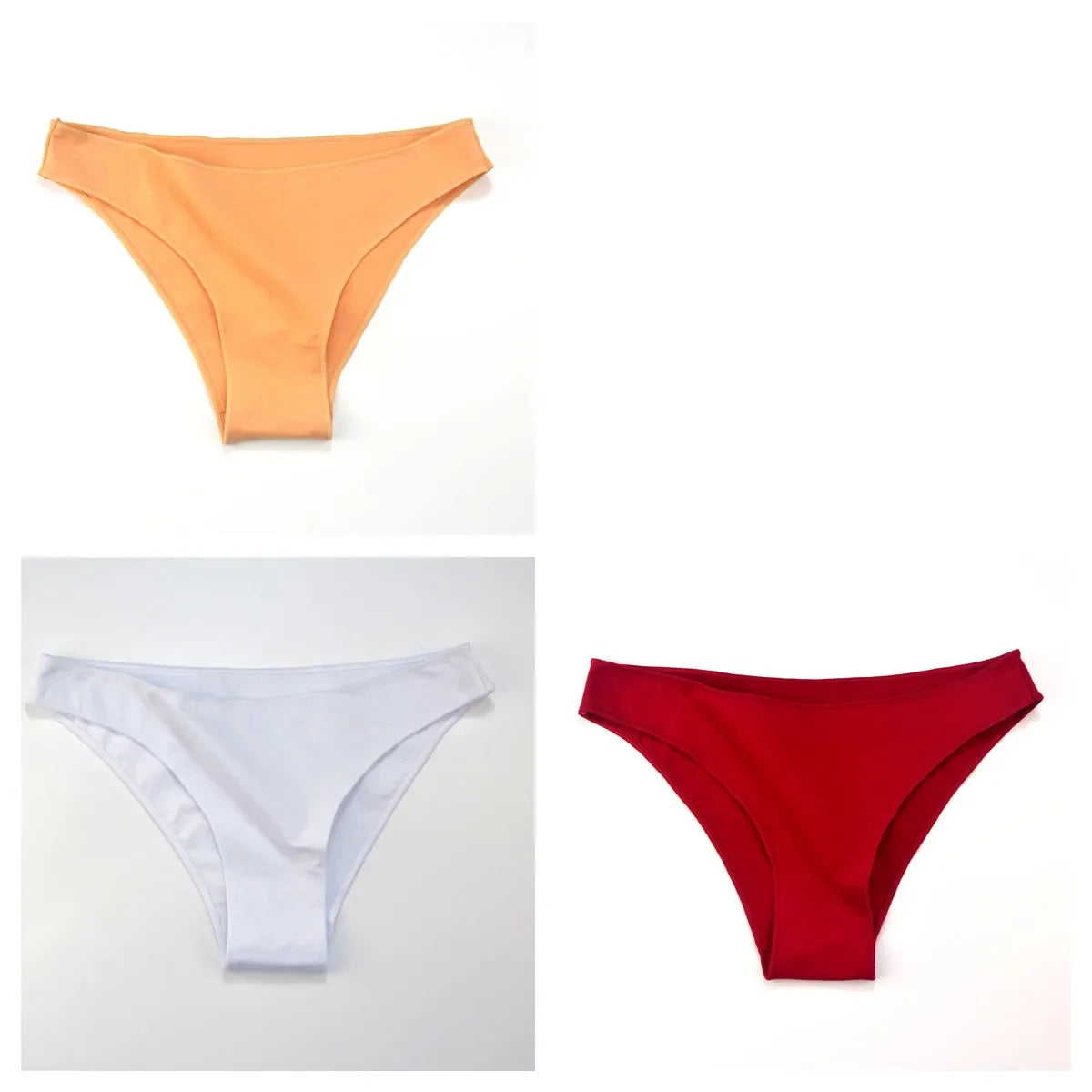 3Pcs/Set Cotton Briefs Low Rise Panties For Women - Empire P.E