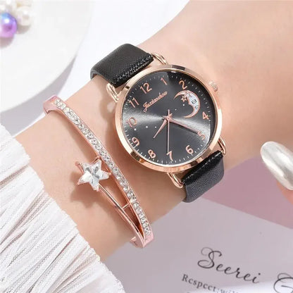 Women's Fashion  Quartz Leather  Wristwatches