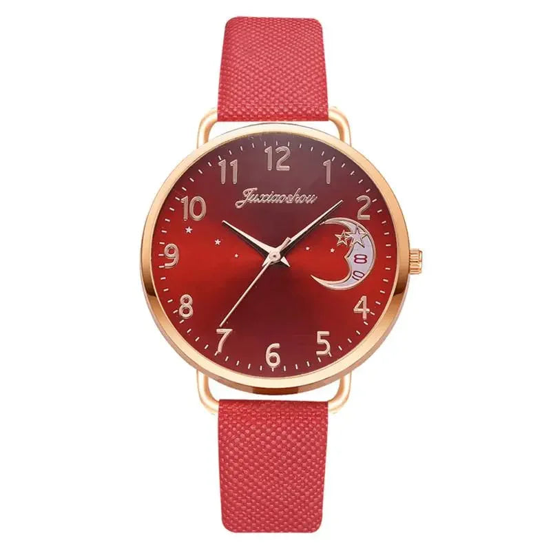 Women's Fashion  Quartz Leather  Wristwatches