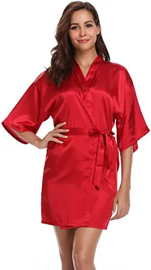 Women Silk Bridesmaid Robes - Empire P.E