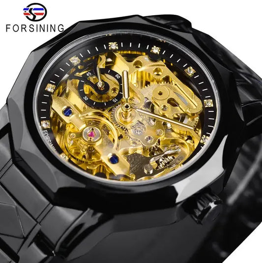 Men's Luxury  Skeleton Mechanical Watch