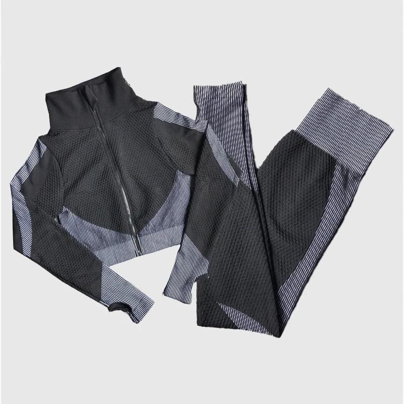 Women Seamless Yoga Sets 2Pcs/3Pcs