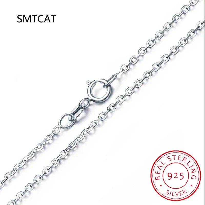 Certified Moissanite Diamond Fashion Wedding Pendant Necklace for Women 925 Sterling Silver - Empire P.E