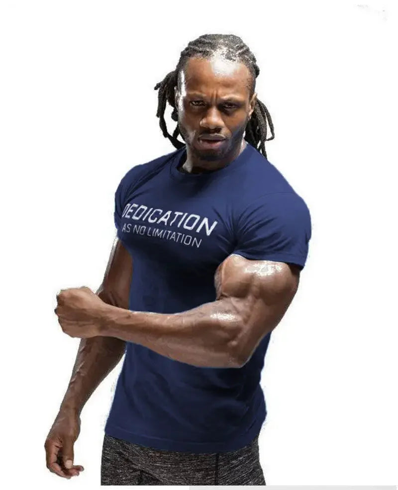 Men Tshirt Bodybuilding Breathability Cotton - Empire P.E