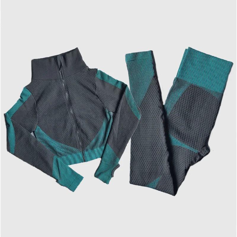 Women Seamless Yoga Sets 2Pcs/3Pcs