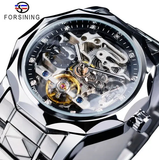 Men's Luxury  Skeleton Mechanical Watch