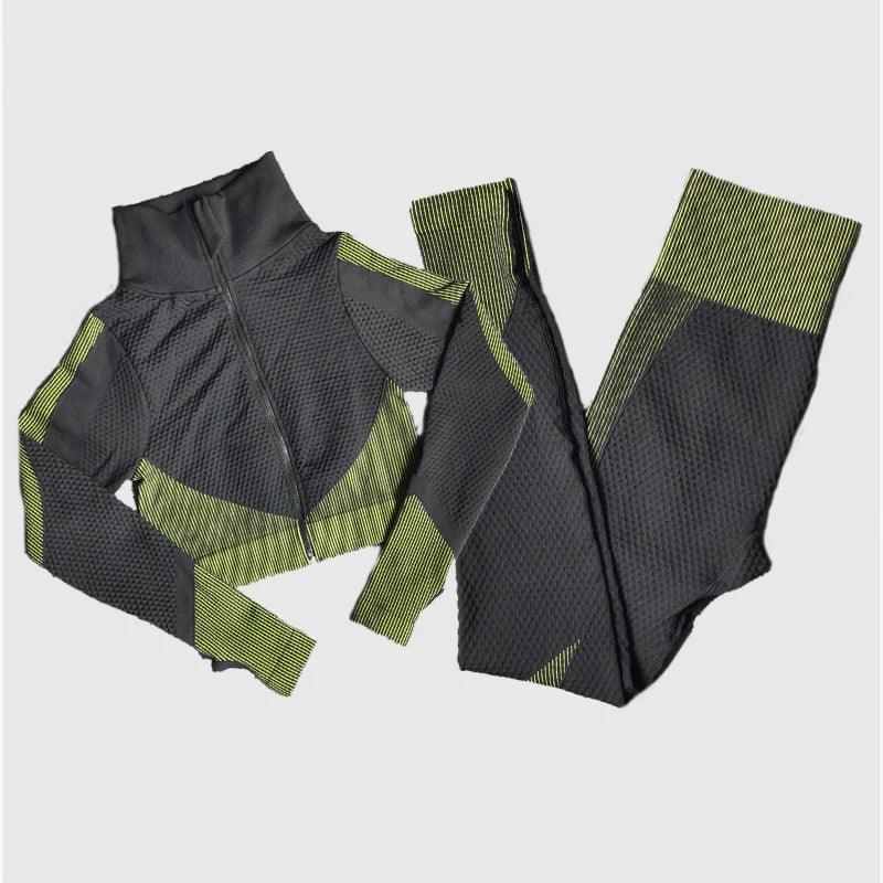 Women Seamless Yoga Sets 2Pcs/3Pcs