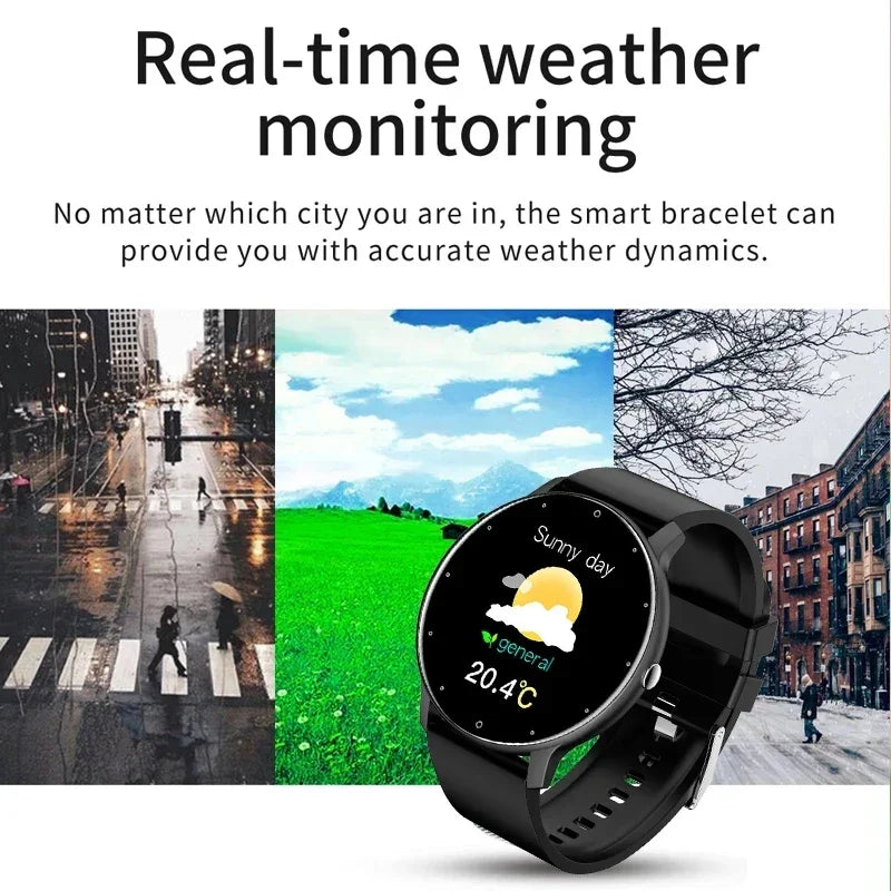 LIGE 2025 New Smart Watch Men Full Touch Screen