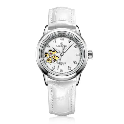 Women's Leather Mechanical  WristWatches