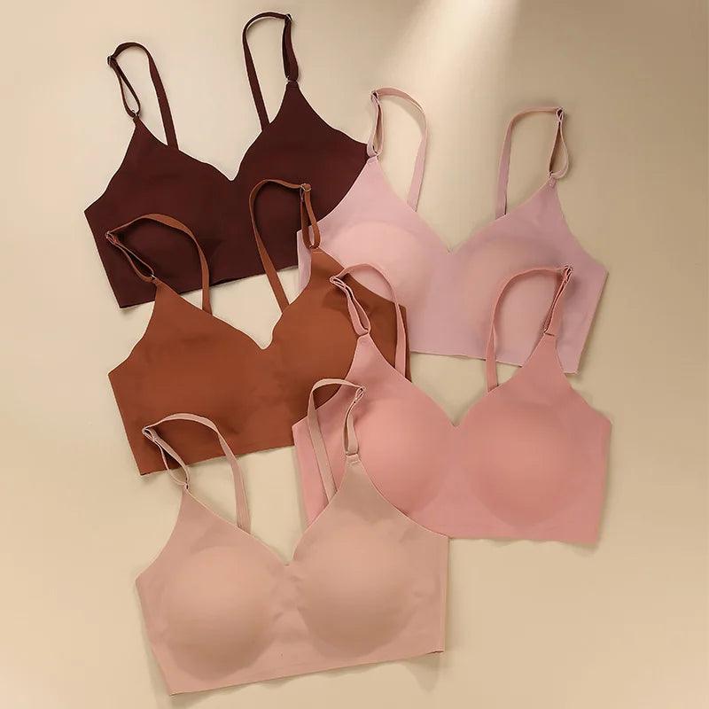 Hot Selling Summer Laser Cut Seamless Wireless Push Up Bra - Empire P.E