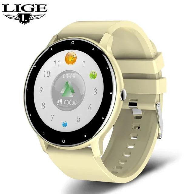 LIGE 2025 New Smart Watch Men Full Touch Screen