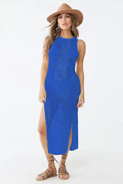 Elegant Hollow Out Women Clothing Swim Wear Knitted Cover up