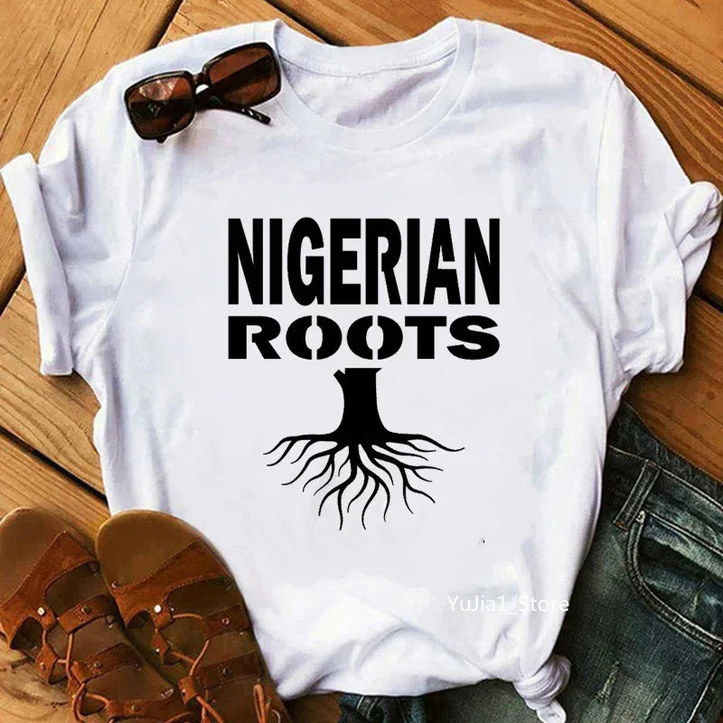 Flower Curly Puff Hair African Black Girl Print Tee - Empire P.E