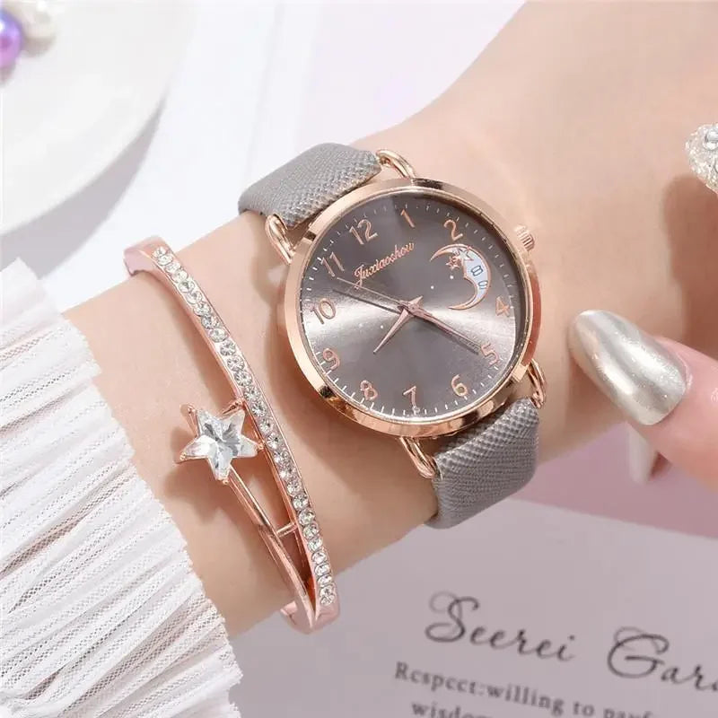 Women's Fashion  Quartz Leather  Wristwatches