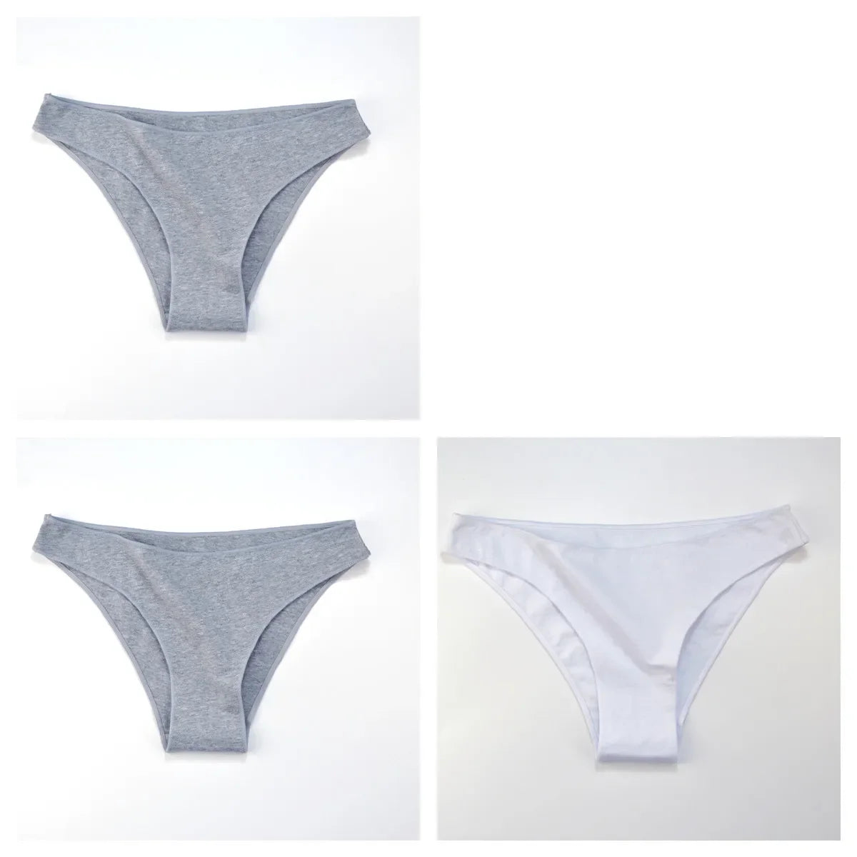 3Pcs/Set Cotton Briefs Low Rise Panties For Women - Empire P.E