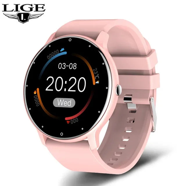 LIGE 2025 New Smart Watch Men Full Touch Screen