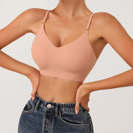 Hot Selling Summer Laser Cut Seamless Wireless Push Up Bra - Empire P.E