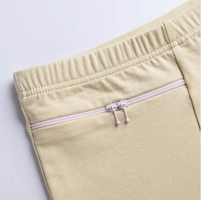 Plus Size Women Safety Short Pants Soft Boyshort Under Skirt Shorts With Zipper Pockets Breathable Theft-proof Female Underwear - Empire P.E