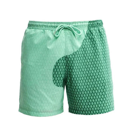 Men's Color Change Swimming Short Trunks