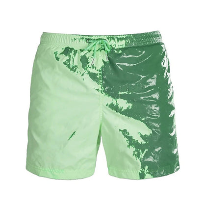 Men's Color Change Swimming Short Trunks