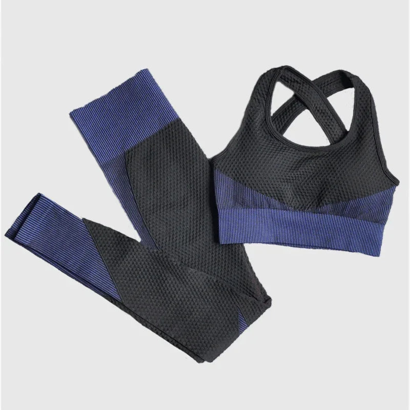 Women Seamless Yoga Sets 2Pcs/3Pcs