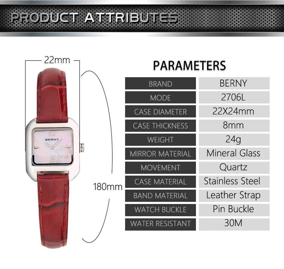 Ladies Quartz Wristwatch Waterproof - Empire P.E