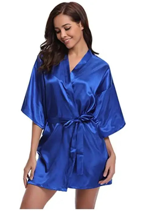 Women Silk Bridesmaid Robes - Empire P.E