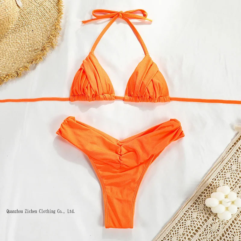 Sexy Handwork Bikinis Small Ruffle Swimsuit