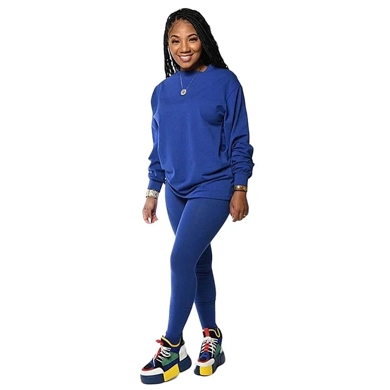 2 piece set stacked leggings clothes - Empire P.E