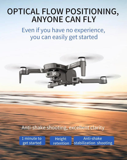 F4 Drone GPS 4K HD Mechanical Gimbal Camera System Supports TF Card Drones RC Quadcopter Stabilier Distance 2km Flight 25 Min - Empire P.E