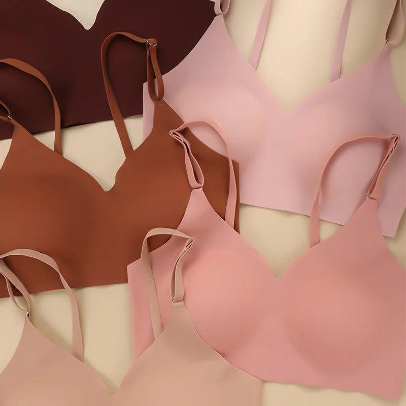 Hot Selling Summer Laser Cut Seamless Wireless Push Up Bra - Empire P.E