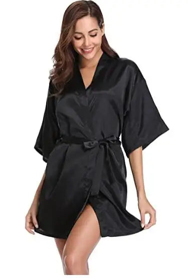 Women Silk Bridesmaid Robes - Empire P.E