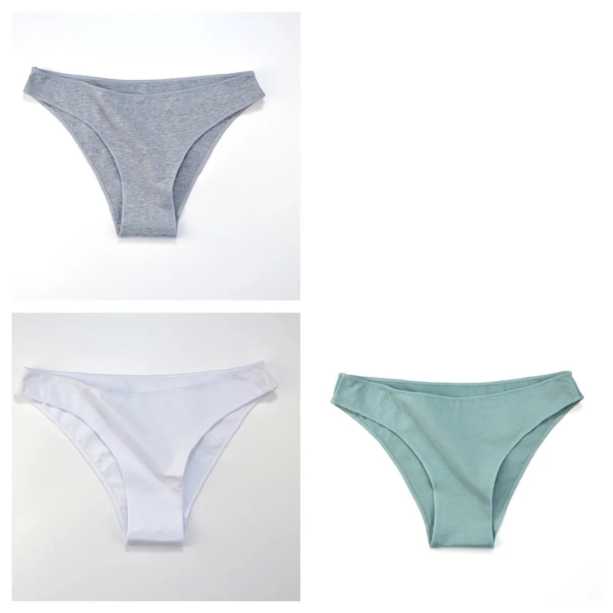 3Pcs/Set Cotton Briefs Low Rise Panties For Women - Empire P.E