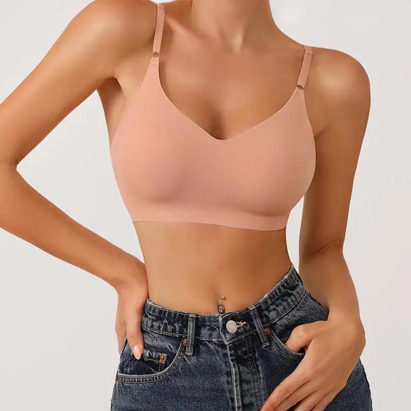 Hot Selling Summer Laser Cut Seamless Wireless Push Up Bra - Empire P.E