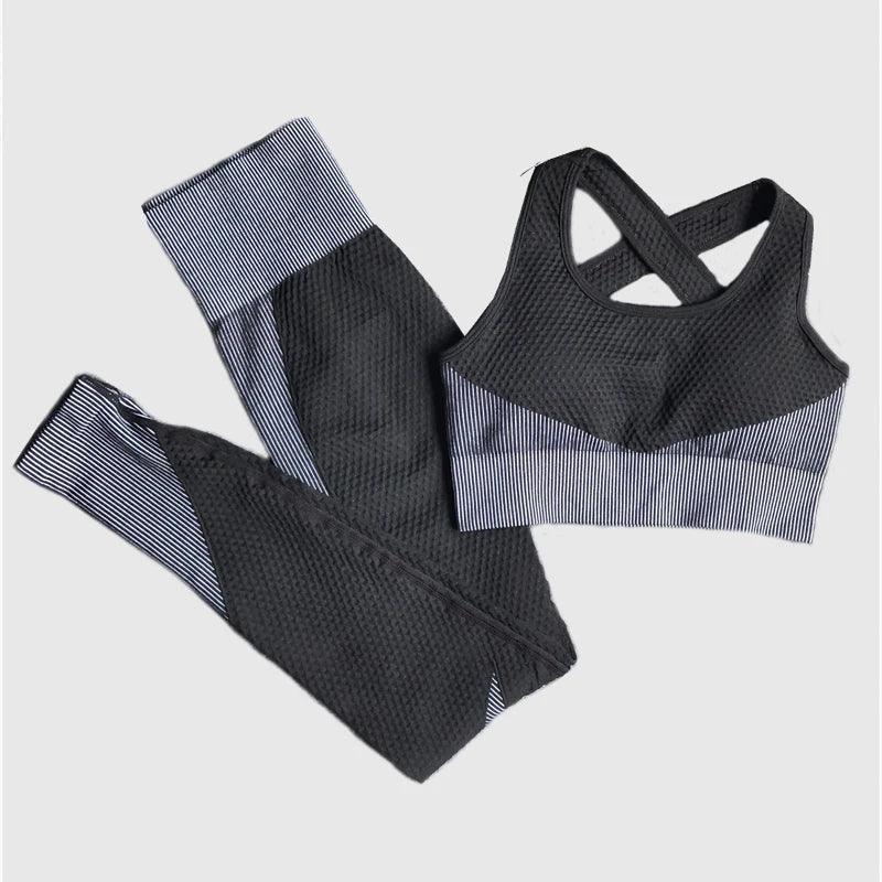 Women Seamless Yoga Sets 2Pcs/3Pcs