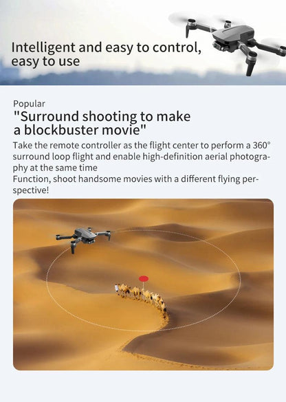 F4 Drone GPS 4K HD Mechanical Gimbal Camera System Supports TF Card Drones RC Quadcopter Stabilier Distance 2km Flight 25 Min - Empire P.E