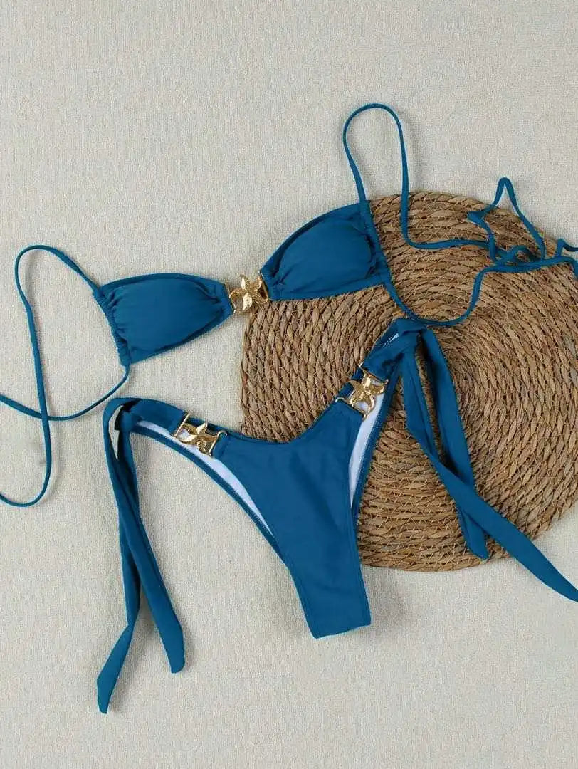 Women's Sexy Bikini Two-Piece Swimsuit Set