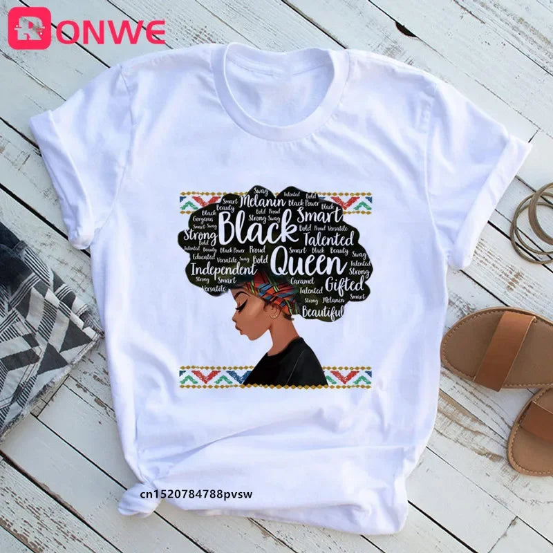 Beautiful African Lady Women T-shirt - Empire P.E