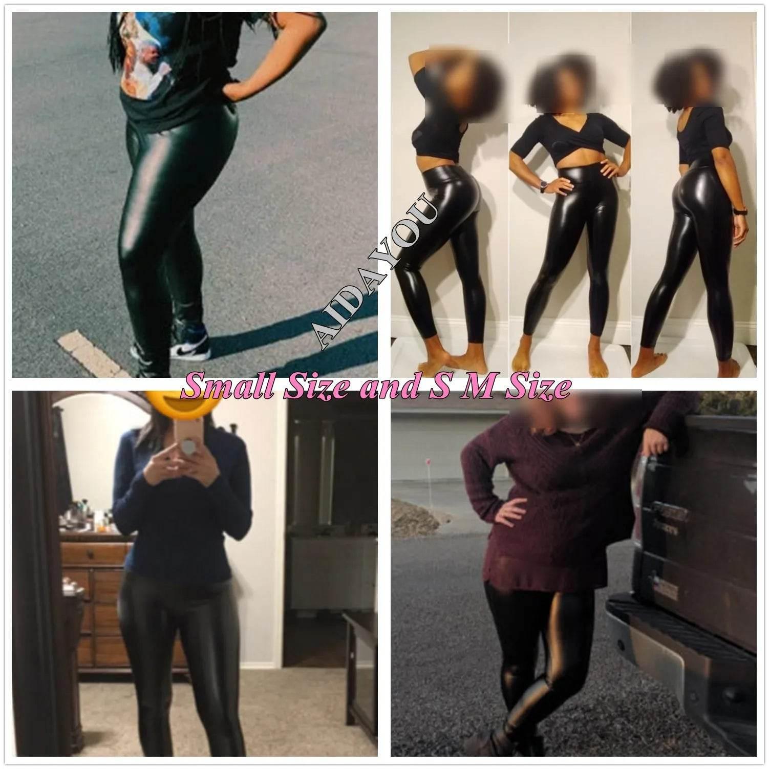 Leather Plus Size Leggings for Women Big Size 5XL 6XL 7XL - Empire P.E