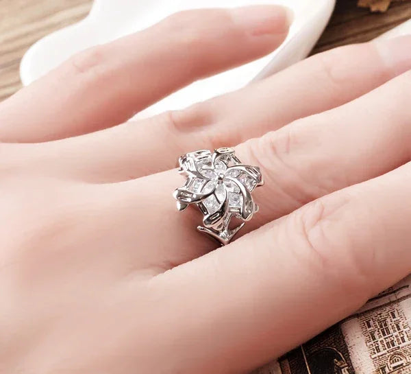 Original 925 Sterling Silver 3ct Lab Diamond - Empire P.E