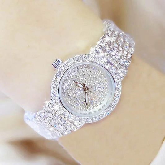BS Women Watch Famous Luxury Brands Diamond Ladies Wrist Watches Female Small Wristwatch Rose Gold Watch Women Montre Femme 2025 - Empire P.E