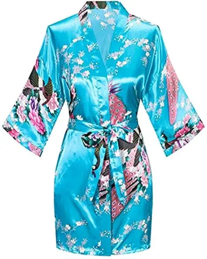 Satin Silk Bridesmaid Robe - Empire P.E